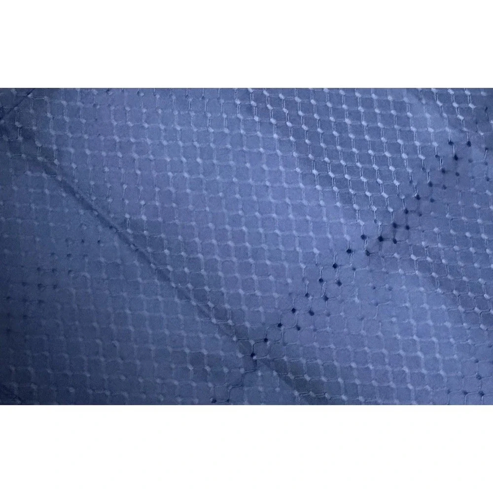 ColorBird Blue Geometric Jacquard Cloth Dinner Napkins Set of 8 Reusable